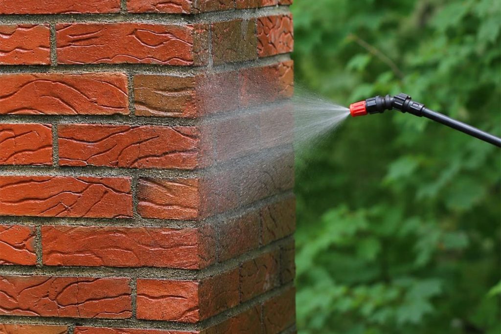 Clean brick exterior improving curb appeal