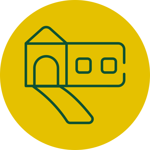 Concrete driveway icon