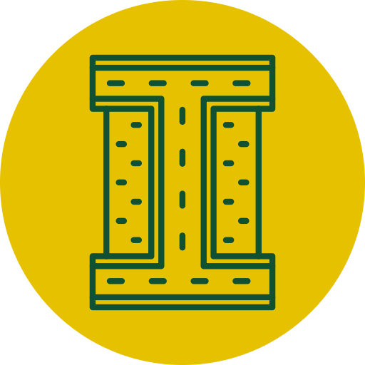 Brick driveway icon
