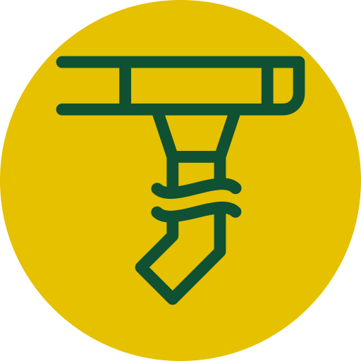 Icon representing blockage prevention
