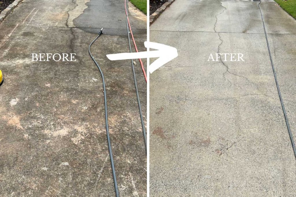 Maintained concrete surface