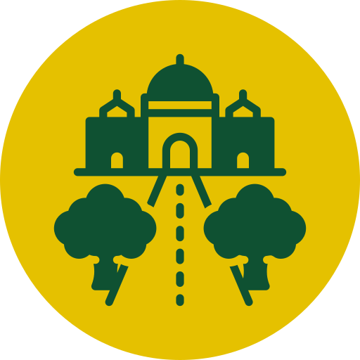 Sidewalk/monument icon