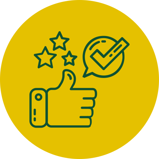 Recommendation checkmark icon