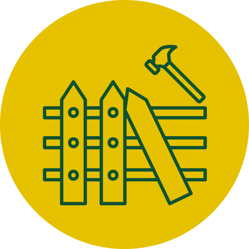 Icon representing composite fence cleaning
