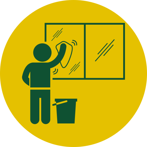 Icon representing exterior window cleaning